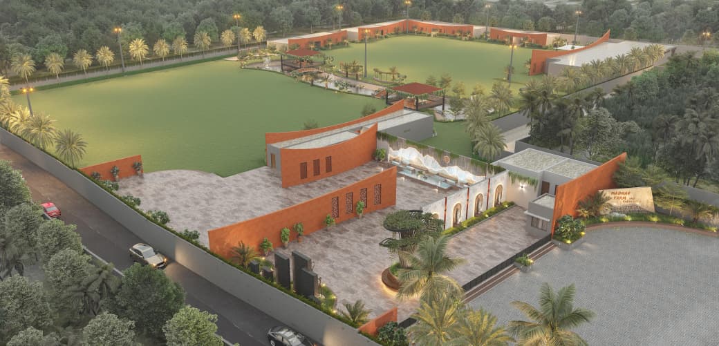 Madhav Farm aerial view