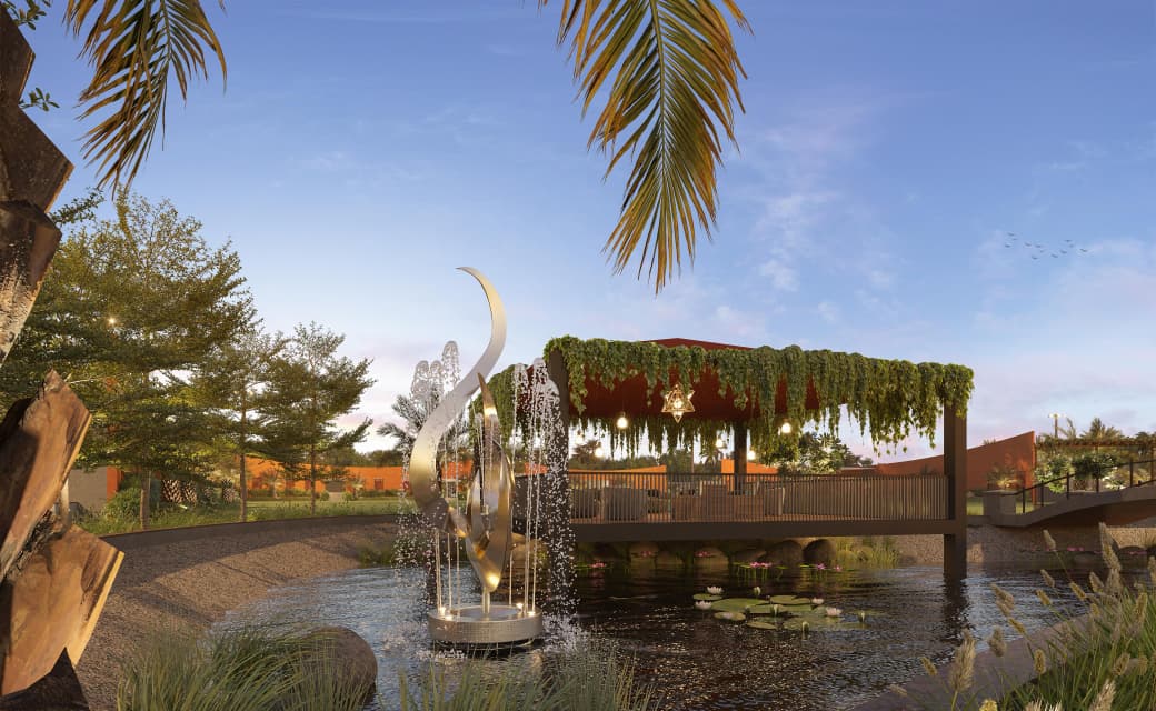 Madhav Farm water pavilion
