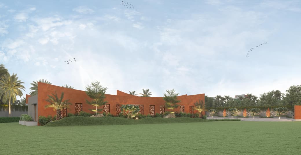Madhav Farm open lawns